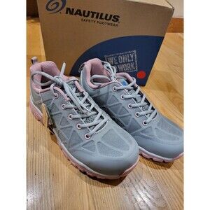 Nautilus Spark Composite Toe Work Shoes Womens 7.5 EH ASTM Safety Grey